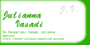 julianna vasadi business card